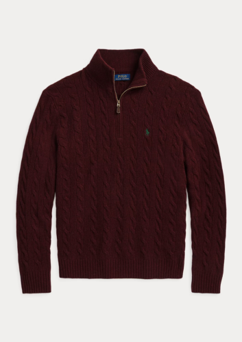 RL|QUARTER ZIP MUSTER