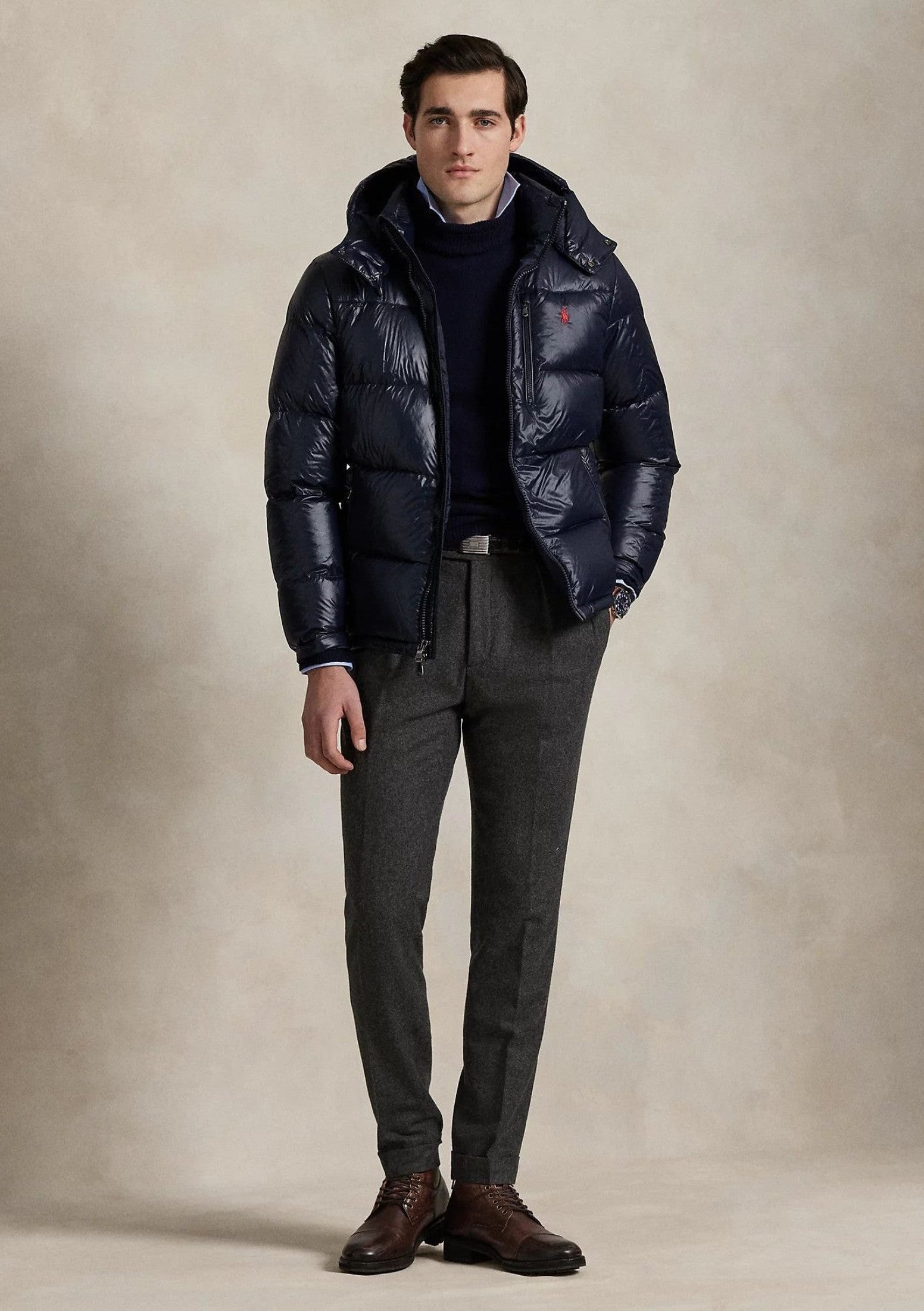 RL|SHINY PUFFER JACKET