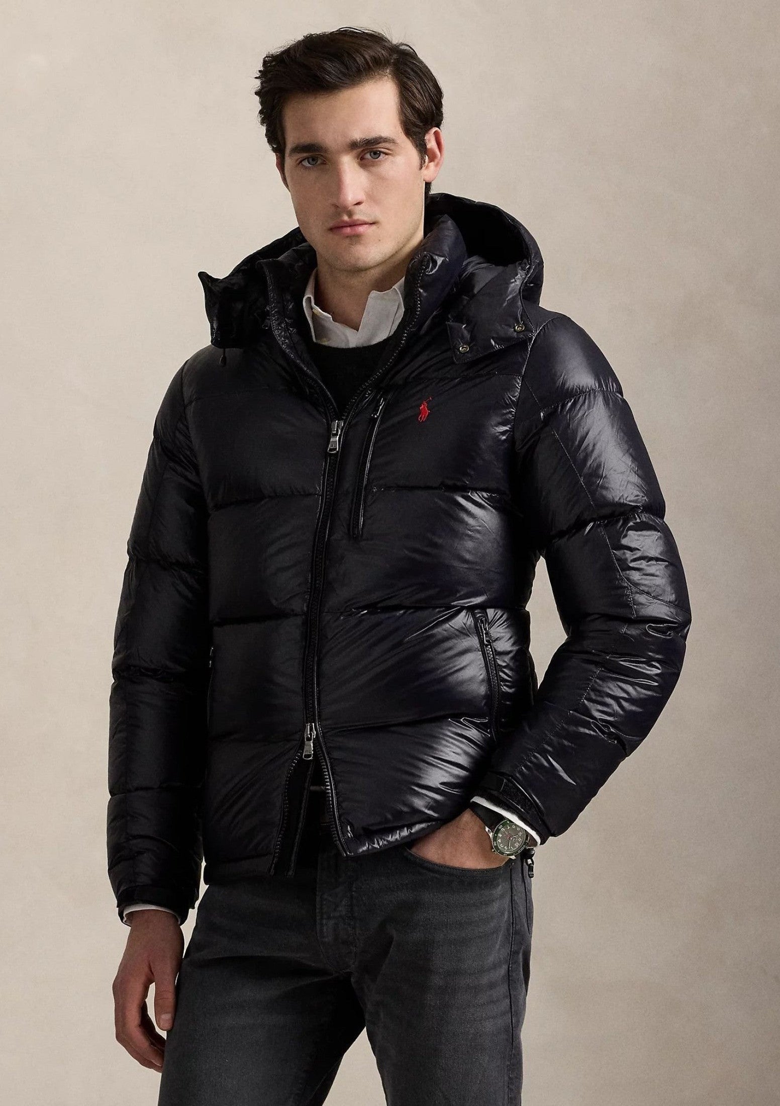 RL|SHINY PUFFER JACKET
