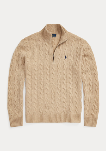 RL｜QUARTER ZIP MUSTER