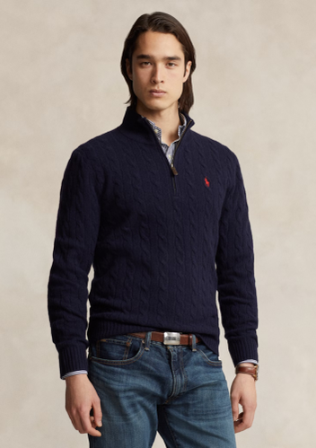 RL｜QUARTER ZIP MUSTER
